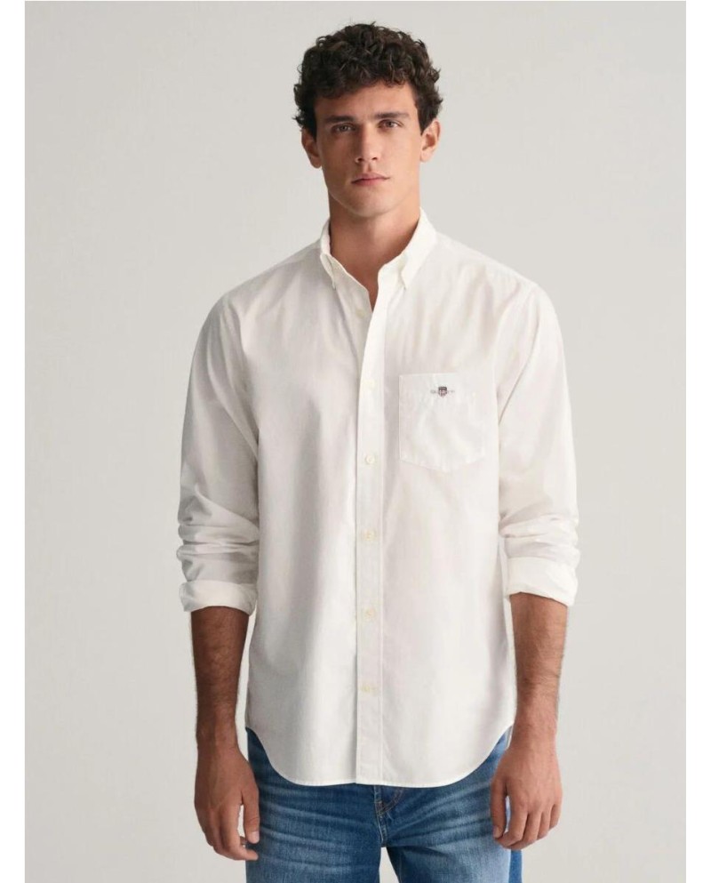 Camisa GANT  Regular Fit de popelina BLANCO