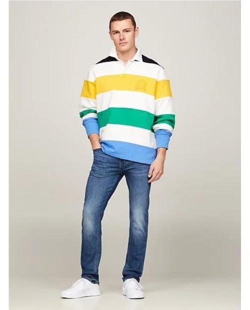 VAQUEROS TOMMY HILFIGER DENTON AJUSTADOS DE CORTE RECTO...