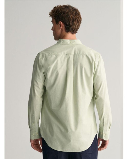 CAMISA GANT POPELIN REGULAR FIT VERDE 2