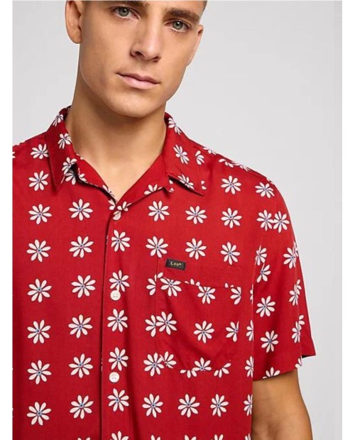 SHIRT LEE IN GARNET DAISY ROJO 2