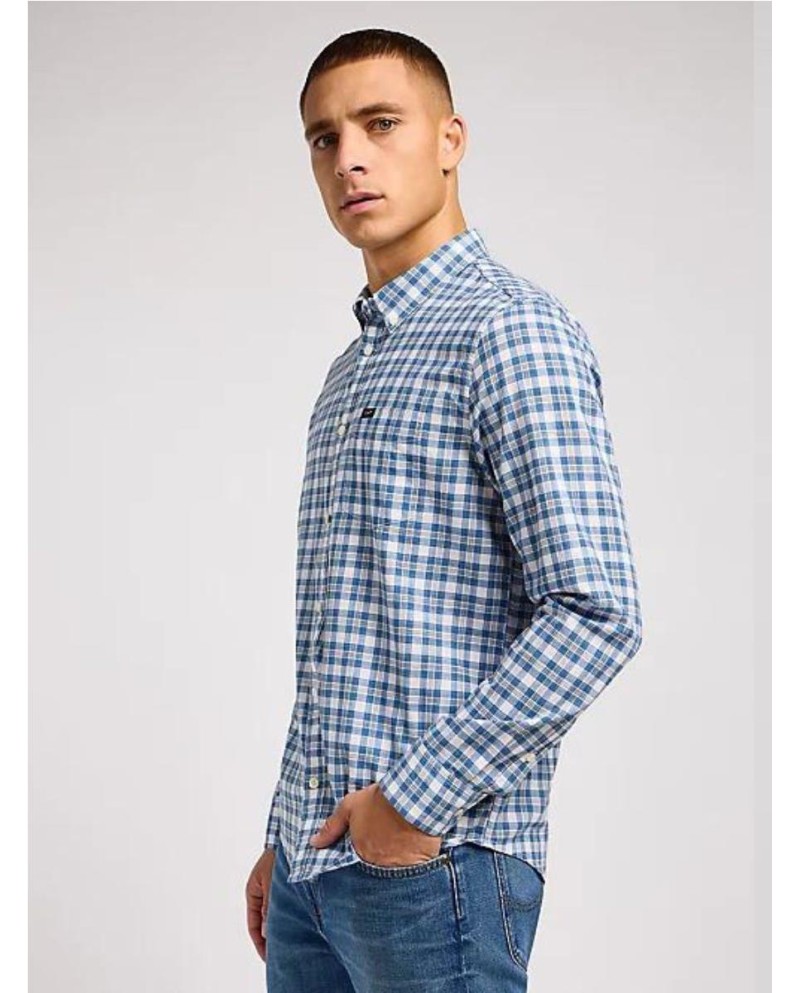 CAMISA LEE CUADROS AZULES LOGO... CAMISA LEE CUADROS AZULES LOGO...