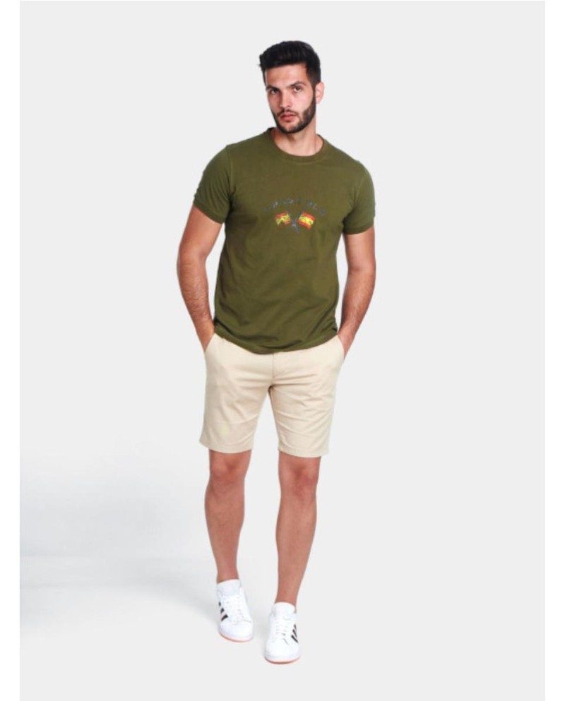 CAMISETA BANDERA VERDE OSCURO