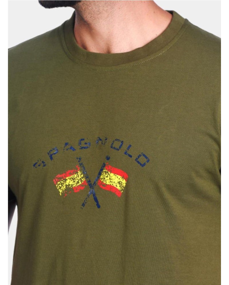 CAMISETA BANDERA VERDE OSCURO
