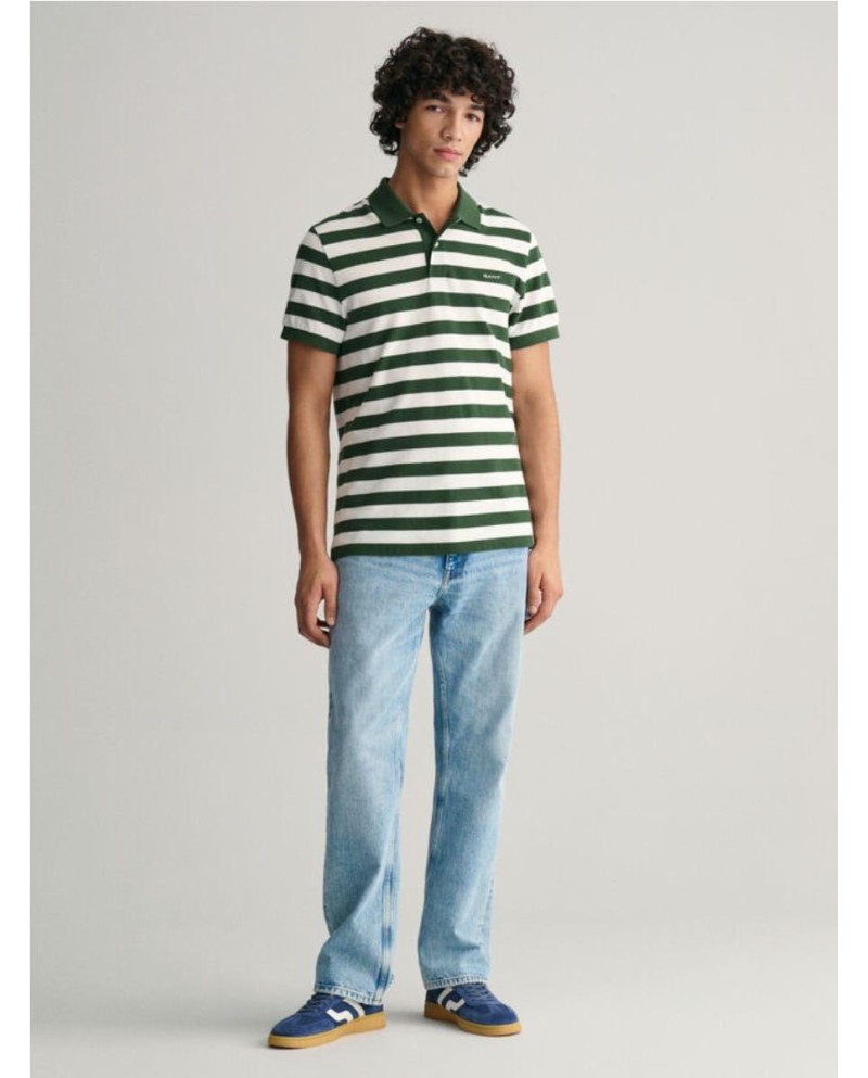 POLO GANT PIQUE RAYAS MULTICOLOR