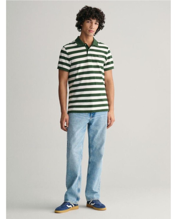 POLO GANT PIQUE RAYAS MULTICOLOR