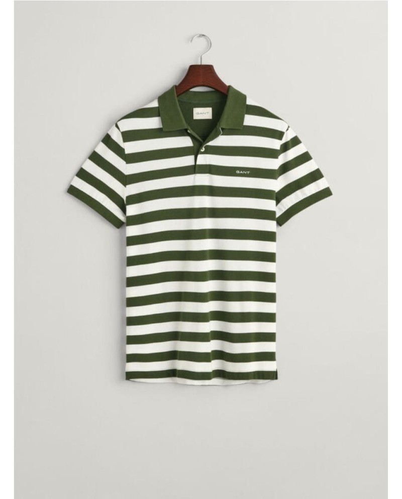 POLO GANT PIQUE RAYAS MULTICOLOR