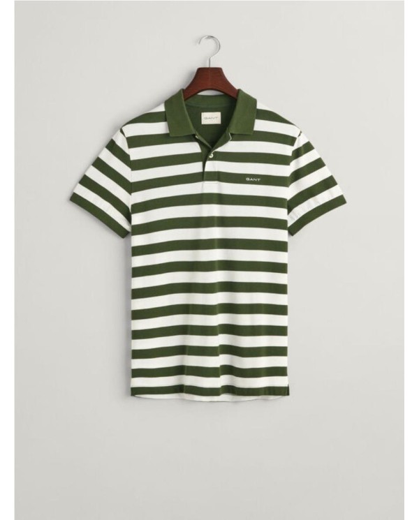 POLO GANT PIQUE RAYAS MULTICOLOR