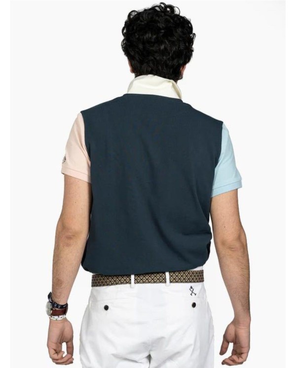 POLO  HAPER & NEYER PREPPY AZUL OSCURO