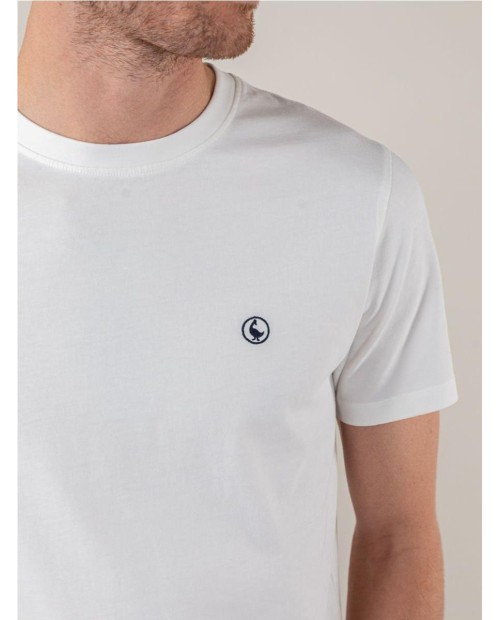Camiseta EL GANSO Garment Dyed Blanca BLANCO 2