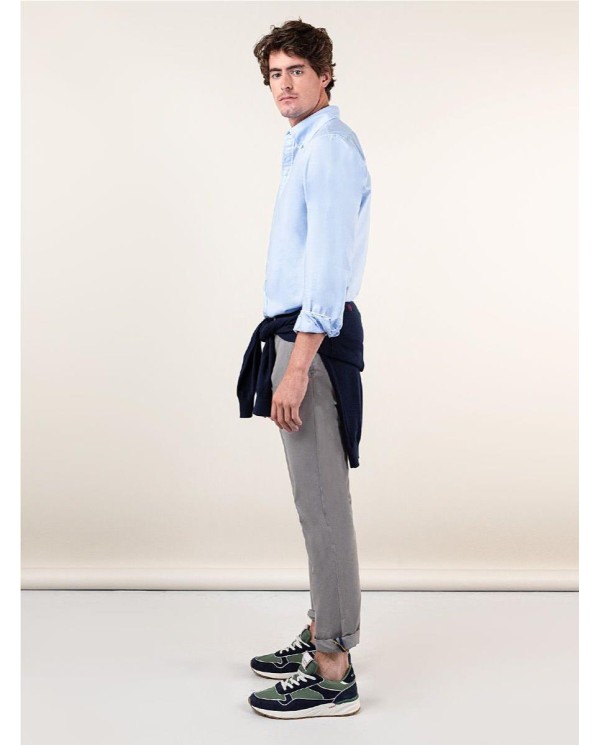 Camisa El Ganso Garment Dyed Celeste CELESTE