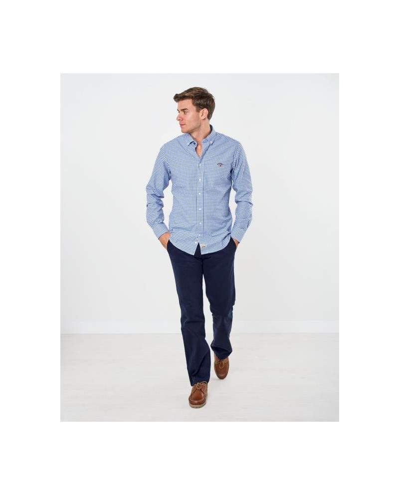 PANTALÓN CHINO BÁSICO GABARDINA SPAGNOLO MARINO