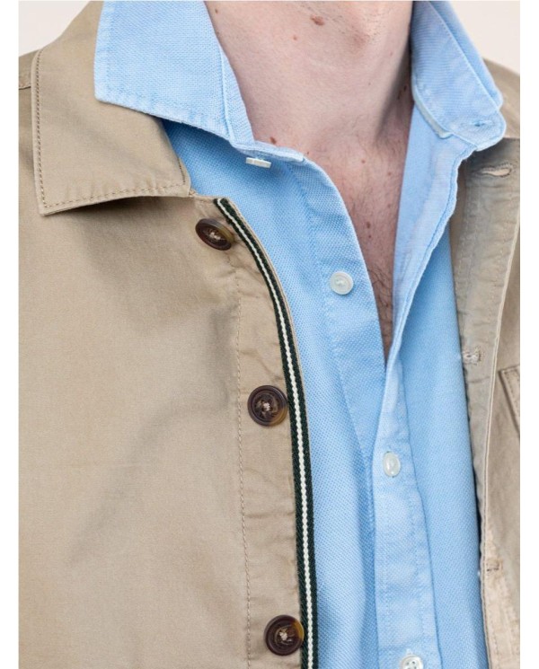 Sobrecamisa EL GANSO Algodón CAMEL