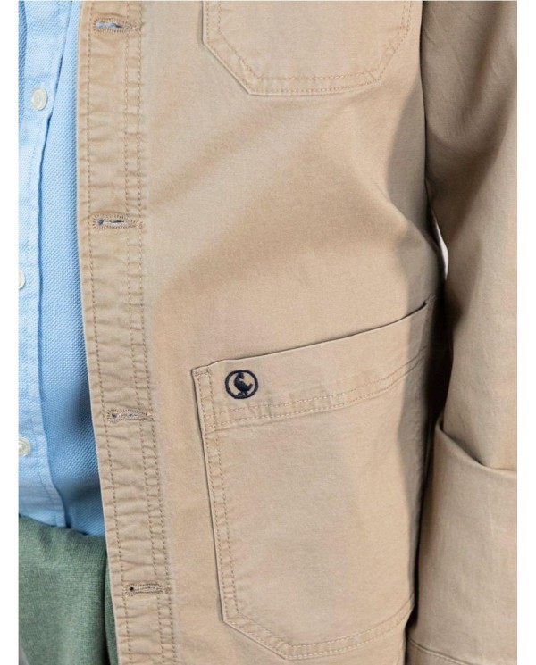 Sobrecamisa EL GANSO Algodón CAMEL