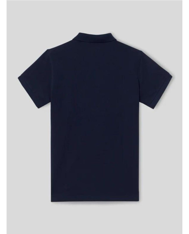 POLO SILBON CLASICO LISO MARINO