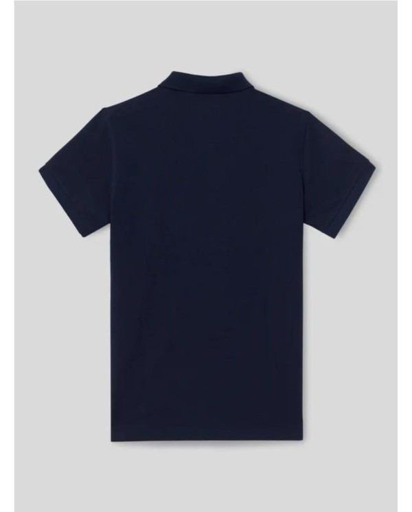 POLO SILBON CLASICO LISO MARINO