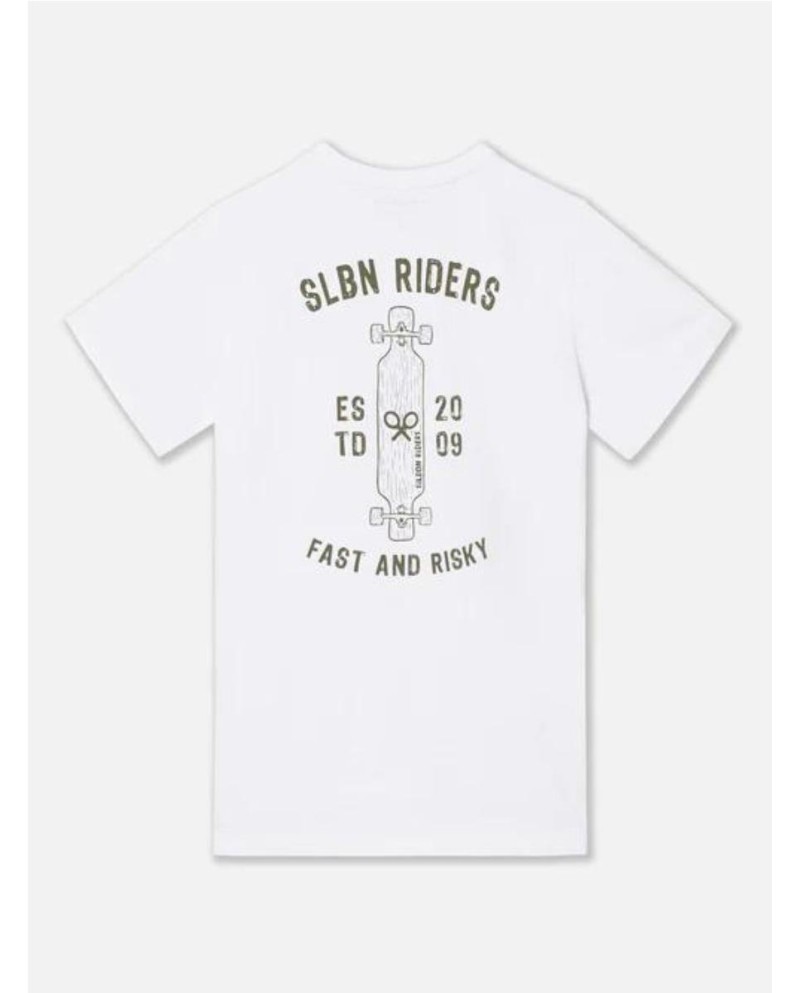 CAMISETA SILBON RIDERS BLANCA BLANCO