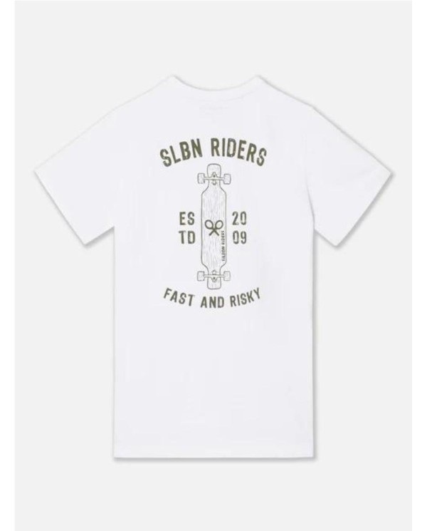 CAMISETA SILBON RIDERS BLANCA BLANCO