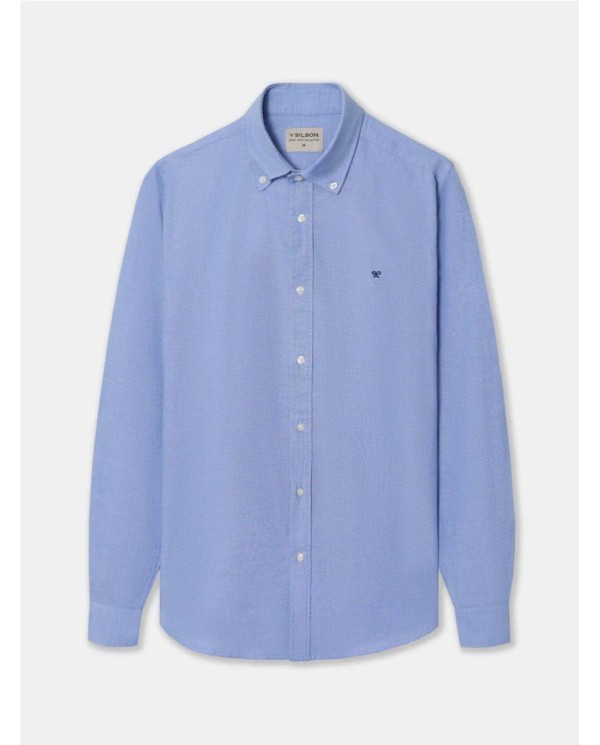 CAMISA SILBON SPORT OXFORD CELESTE