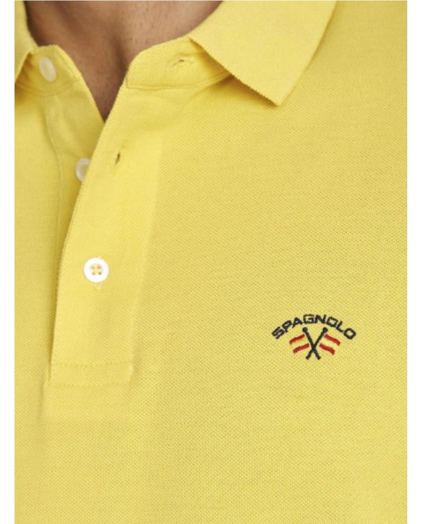 POLO SPAGNOLO PIQUE BASICO AMARILLO