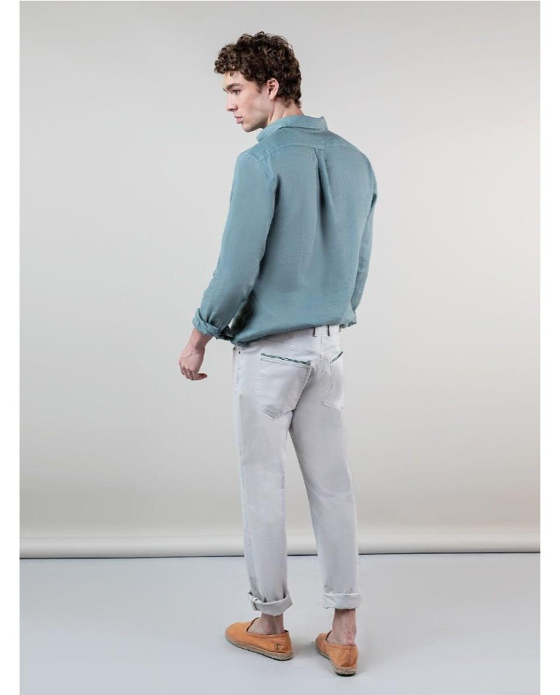 Camisa EL GANSO  Polera Lino Verde VERDE Camisa EL GANSO  Polera Lino Verde VERDE