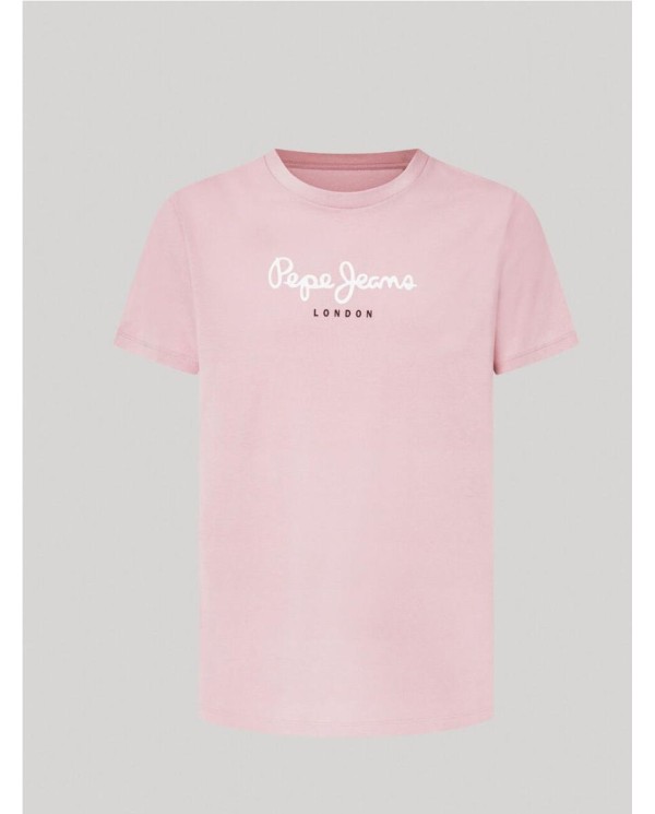 CAMISETA  PEPE JEANS ESTAMPADA FIT REGULAR ROSA