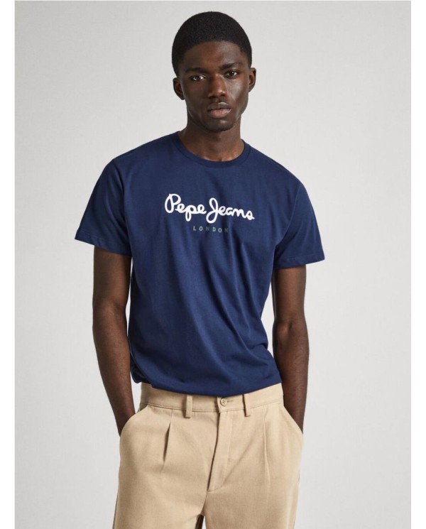 CAMISETA  PEPE JEANS ESTAMPADA FIT REGULAR MARINO
