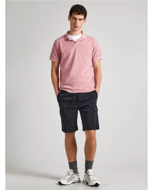 POLO PIQUÉ PEPE JEANS CON LOGO BORDADO ROSA