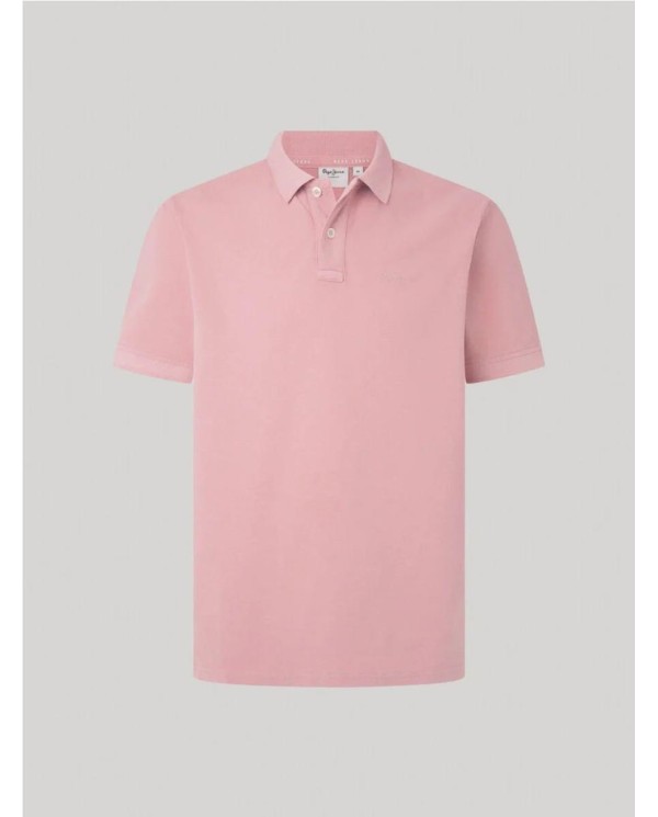 POLO PIQUÉ PEPE JEANS CON LOGO BORDADO ROSA