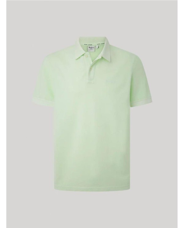 POLO PIQUÉ PEPE JEANS CON LOGO BORDADO VERDE