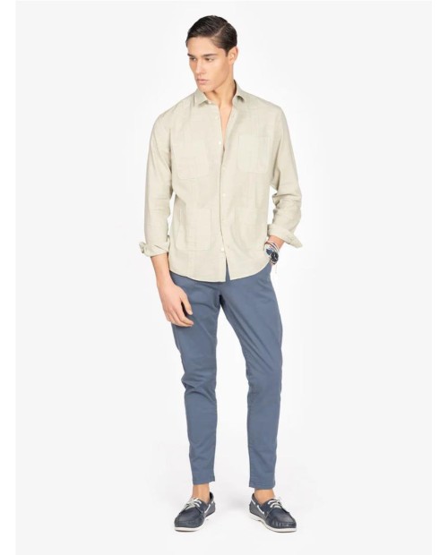 CAMISA GUAYABERA HARPER&NEYER AMARILLO 2