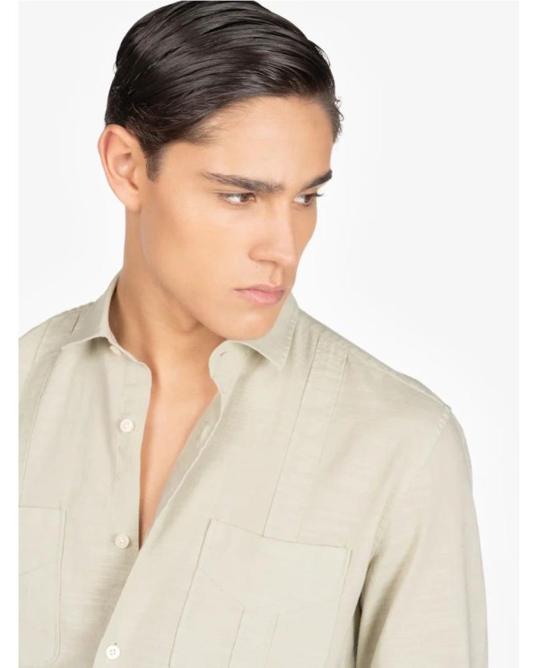 CAMISA GUAYABERA HARPER&NEYER AMARILLO