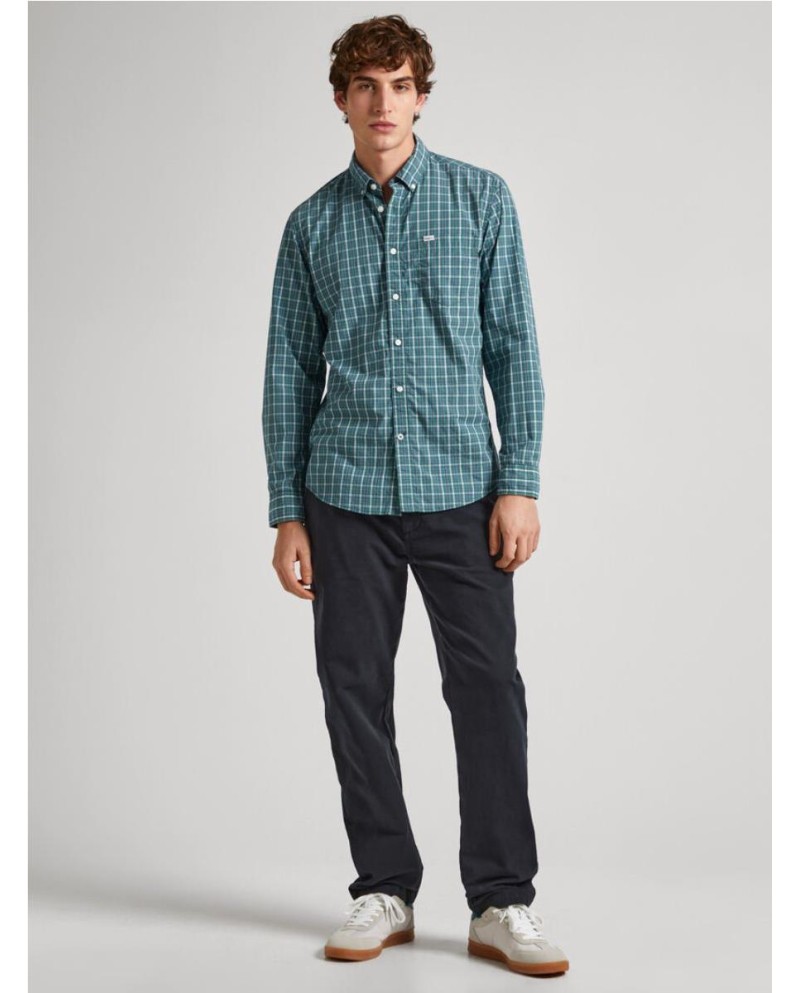 CAMISA PEPE JEANS POPELÍN CUADROS FIT... CAMISA PEPE JEANS POPELÍN CUADROS FIT...
