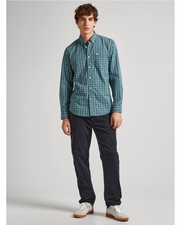 CAMISA PEPE JEANS POPELÍN CUADROS FIT REGULAR MULTICOLOR