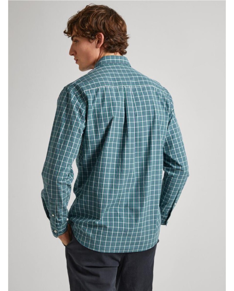 CAMISA PEPE JEANS POPELÍN CUADROS FIT... CAMISA PEPE JEANS POPELÍN CUADROS FIT...
