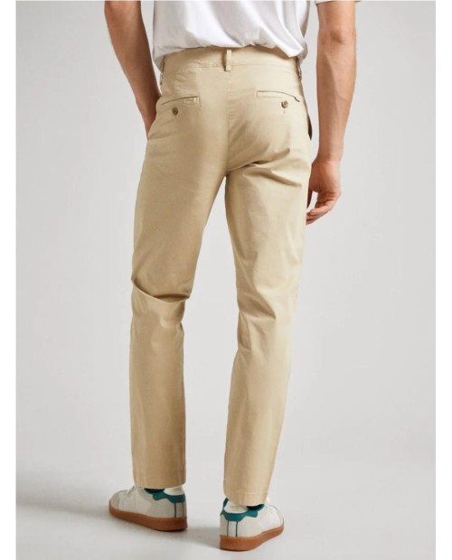 PANTALÓN CHINO PEPE JEANS  FIT SLIM BEIGE 2
