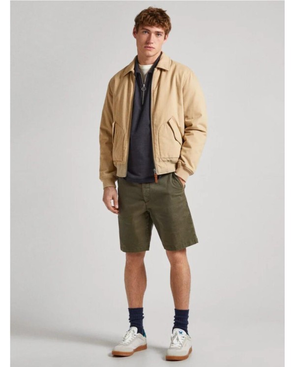 BERMUDA CHINOS PEPE JEANS  FIT REGULAR VERDE