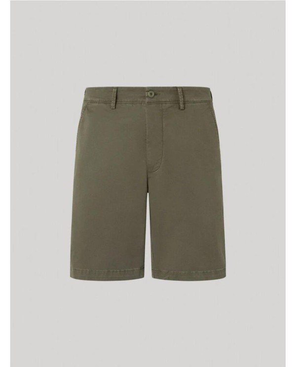 BERMUDA CHINOS PEPE JEANS  FIT REGULAR VERDE