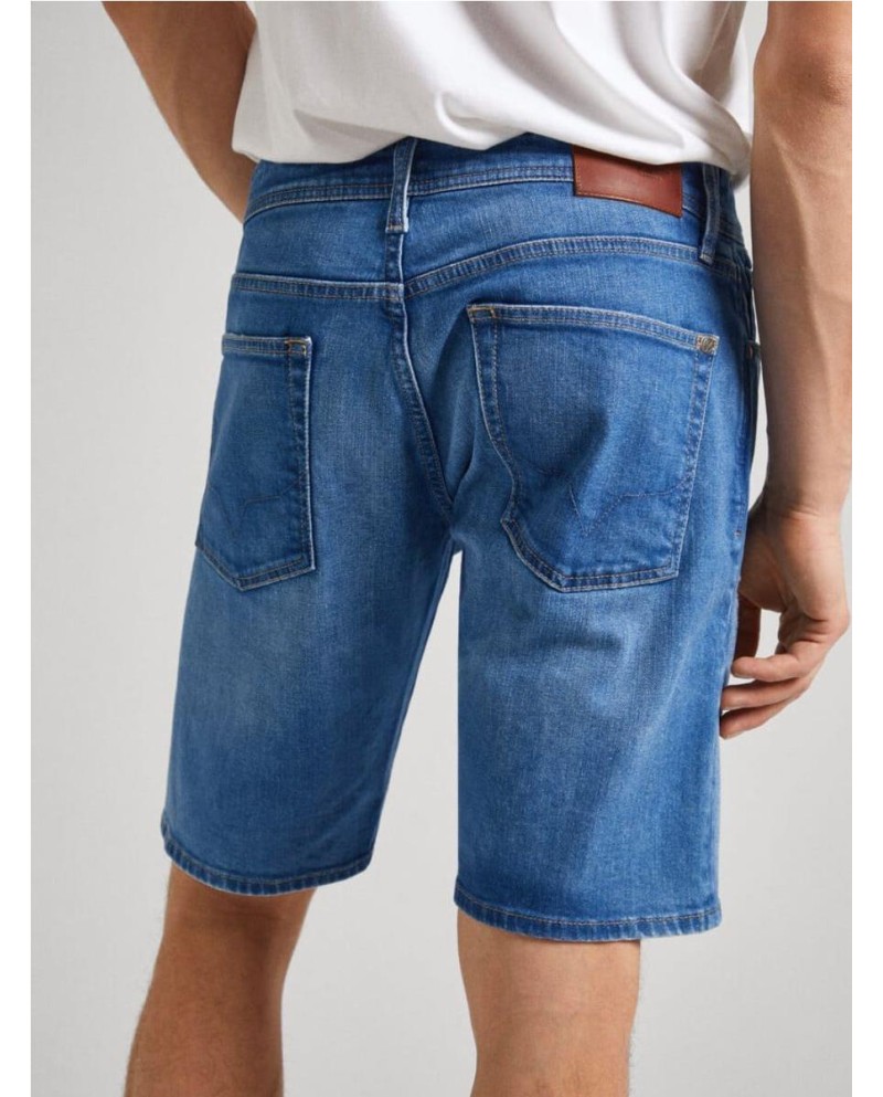 BERMUDA DENIM  PEPE JEANS FIT TAPER AZUL
