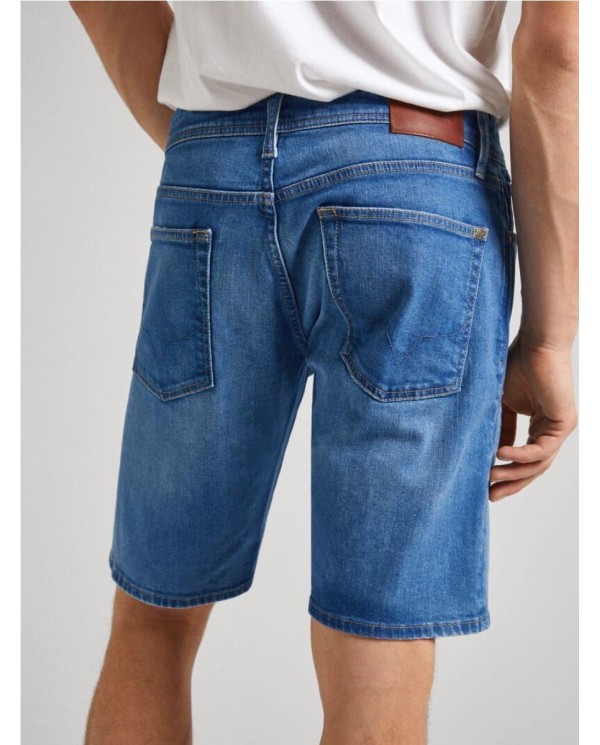 BERMUDA DENIM  PEPE JEANS FIT TAPER AZUL