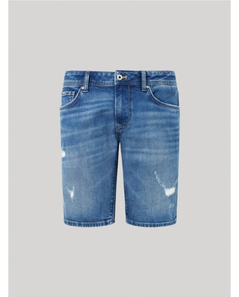 BERMUDA DENIM  PEPE JEANS FIT TAPER AZUL
