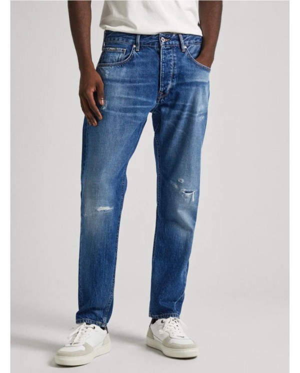 JEANS PEPE JEANS FIT TAPER Y TIRO REGULAR - CALLEN AZUL