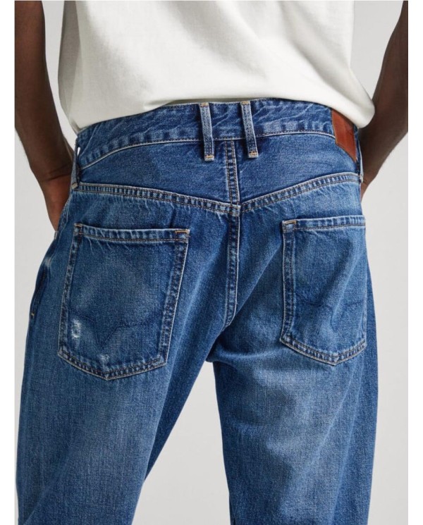 JEANS PEPE JEANS FIT TAPER Y TIRO REGULAR - CALLEN AZUL