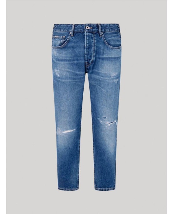 JEANS PEPE JEANS FIT TAPER Y TIRO REGULAR - CALLEN AZUL