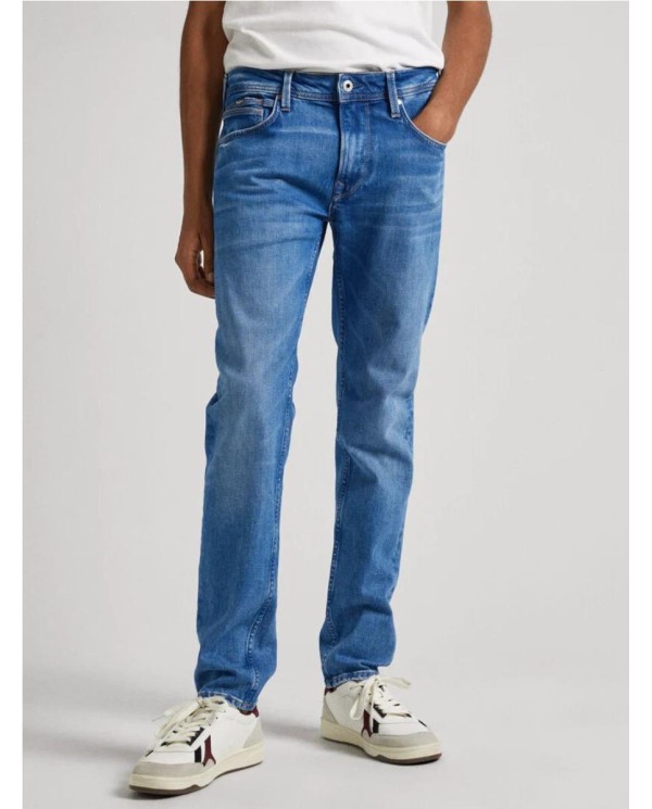 JEANS PEPE JEANS FIT SLIM Y TIRO REGULAR - HATCH AZUL