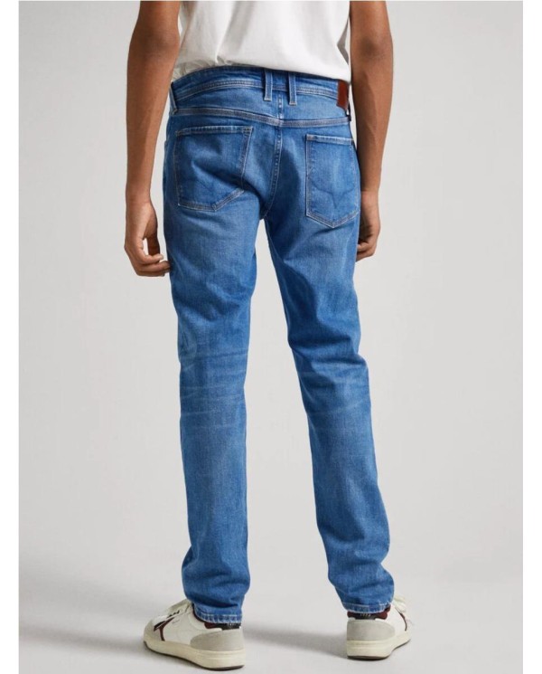 JEANS PEPE JEANS FIT SLIM Y TIRO REGULAR - HATCH AZUL