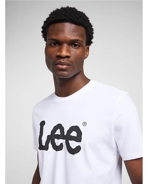 CAMISETA LEE LOGO TEE IN WHITE BLANCO 2