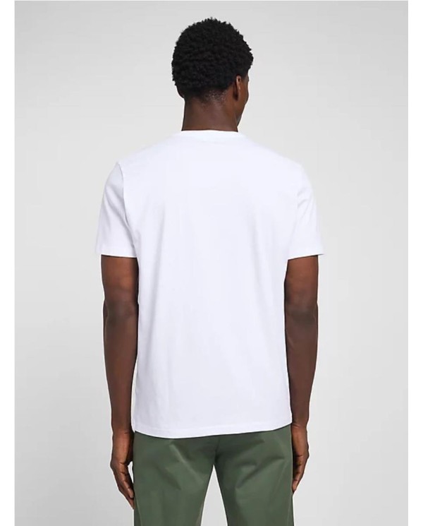 CAMISETA LEE LOGO TEE IN WHITE BLANCO