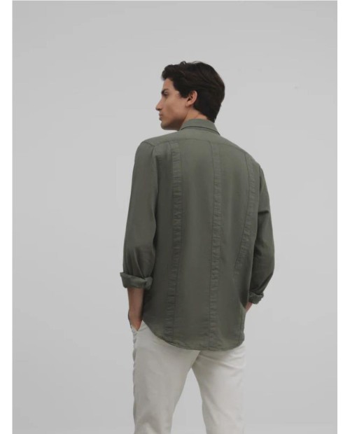 GUAYABERA SILBON SPORT  SOFT VERDE 2
