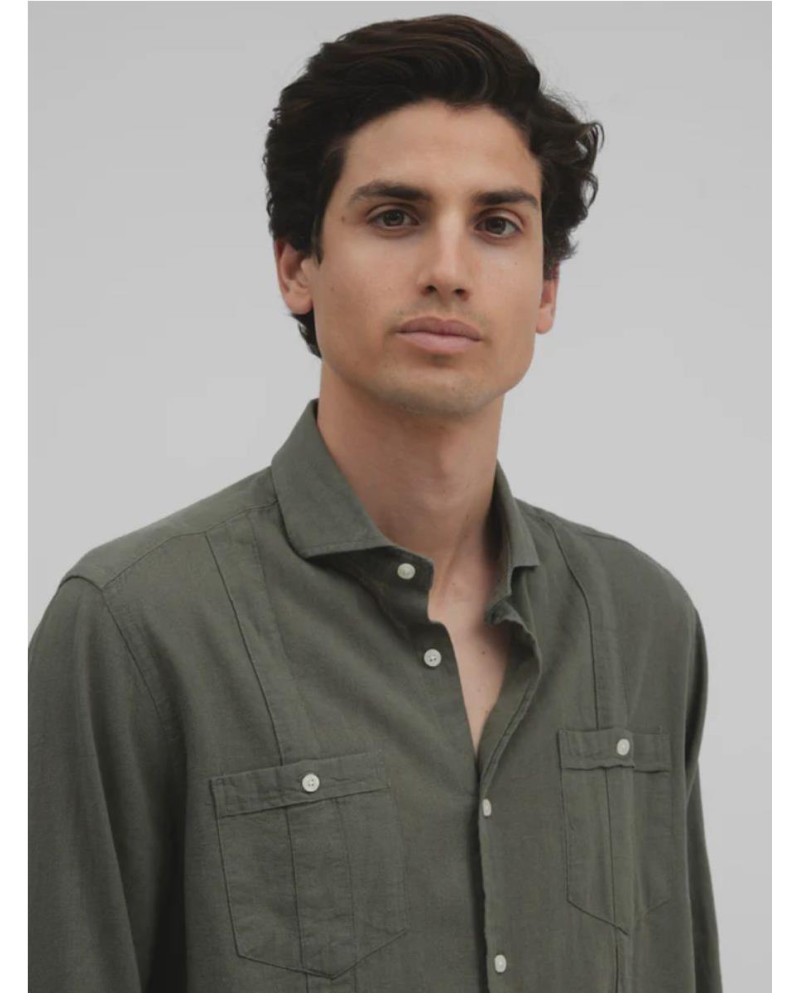 GUAYABERA SILBON SPORT  SOFT VERDE GUAYABERA SILBON SPORT  SOFT VERDE