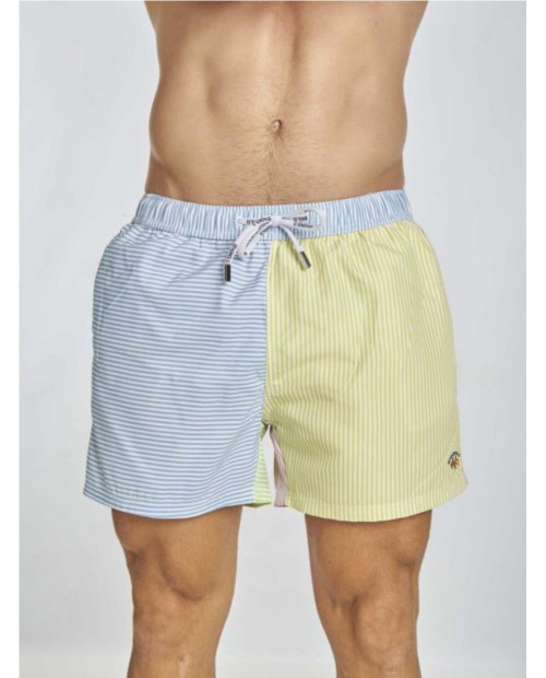 BAÑADOR SPAGNOLO DE HOMBRE RAYAS MULTICOLOR MULTICOLOR